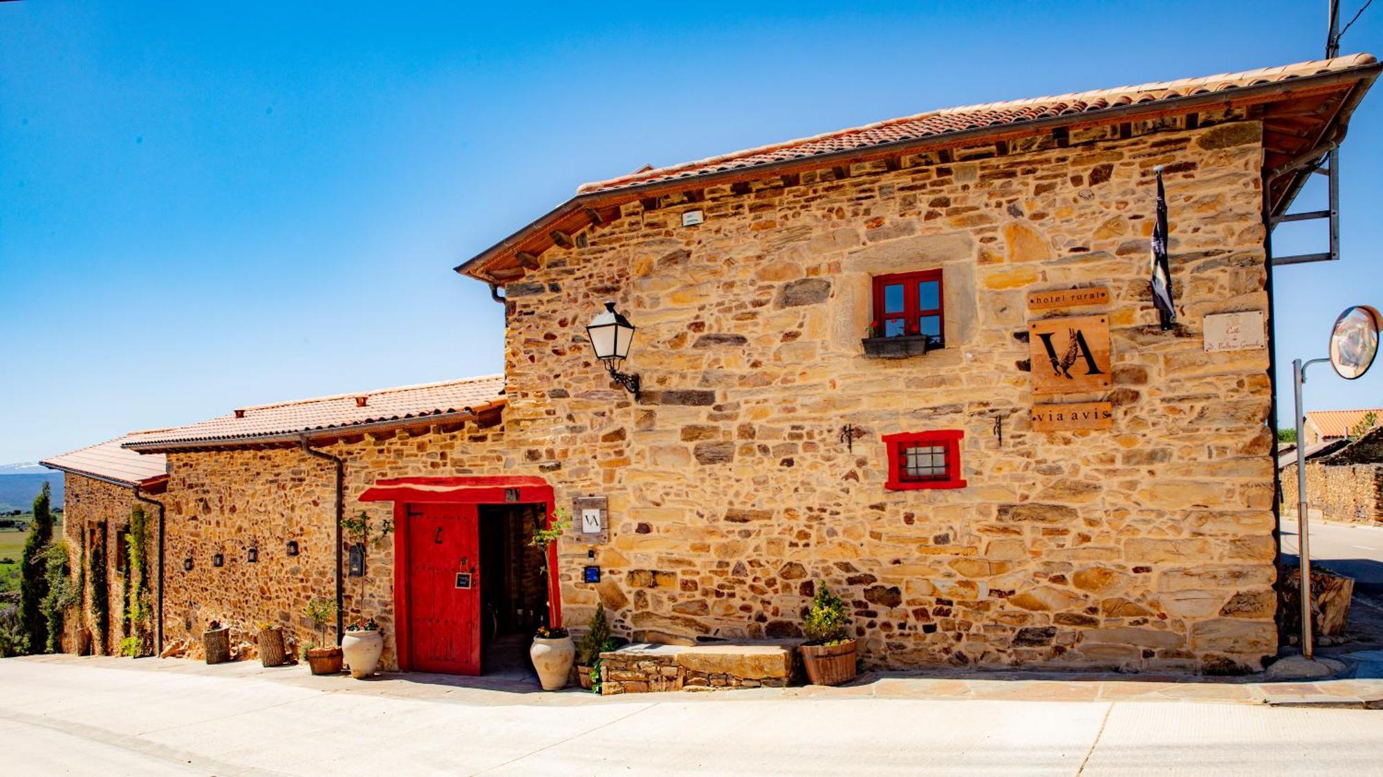 Via Avis Pension Santa Catalina de Somoza Buitenkant foto
